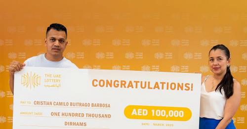 'Wife thought I won Dh100': UAE Lottery Dh100,000 winner now aiming for Dh100 million prize