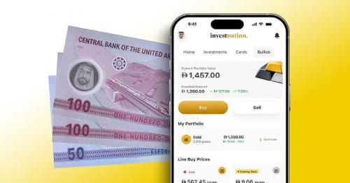 Dh250 is now enough to start investing in gold and silver