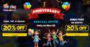 Celebrate Big - 360 Play Bahrain One-Year Anniversary Offers  